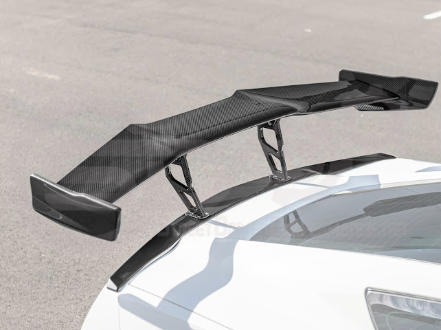 2014-2019 CHEVROLET CORVETTE C7 | ZR1 ZTK CONVERSION PACKAGE REAR SPOILER HIGH WING WITH WING RISER